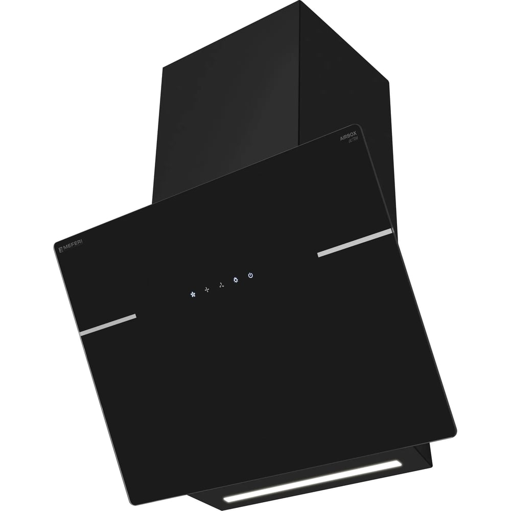 Изображение товара Вытяжка наклонная пристенная MEFERI AIRBOX60BK ULTRA МФ-00000559 Изображение товара Вытяжка наклонная пристенная MEFERI AIRBOX60BK ULTRA МФ-00000559