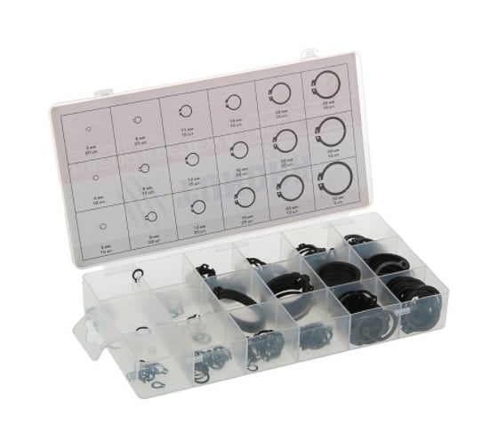 Изображение товара Набор стопорных колец TUNDRA krep D=3-32 мм, 300 предметов 2919831