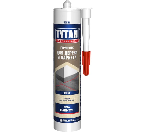 Изображение товара Герметик акриловый для дерева и паркета TYTAN PROFESSIONAL ясень, 280 мл 271104