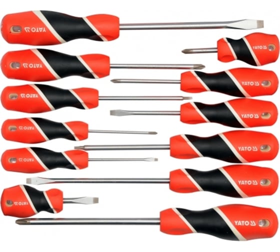 Изображение товара Набор отверток YATO 12 предметов YT-25967 361325967 092 1