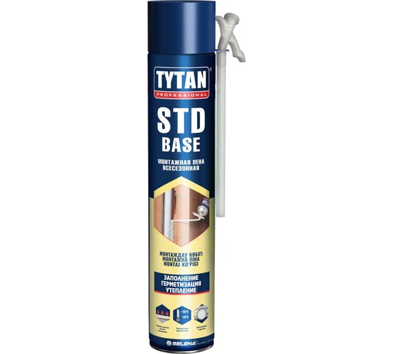 Изображение товара Пена монтажная TYTAN PROFESSIONAL std base 750 мл, всесезонная 267884