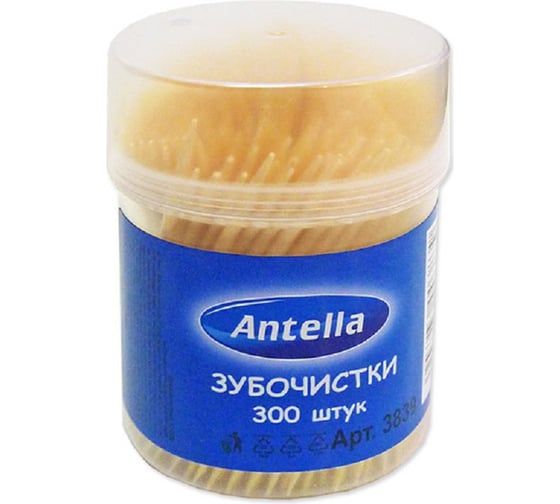 Изображение товара Зубочистки ANTELLA 300 шт. 3839