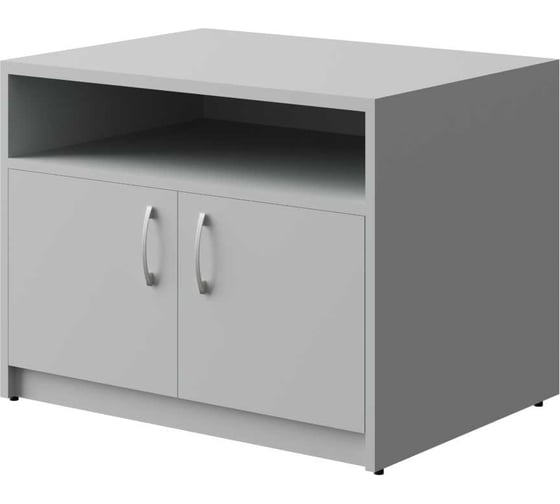 Изображение товара Тумба для оргтехники Альянс мебель АЛЬТЕРНАТИВА 800x600x600 АТ-10 Серый камень