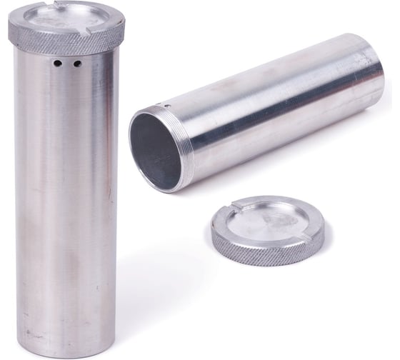 Изображение товара Пенал для хранения ключей ОФИСМАГ дюралевый, длина 120 мм, диаметр 60 мм 601924