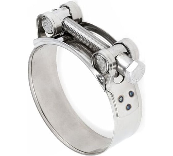 Изображение товара Усиленный хомут TITAN LOCK 68-73 мм, оцинк. железо, 5 шт., TL68-73RC _5 TL68-73RC_5