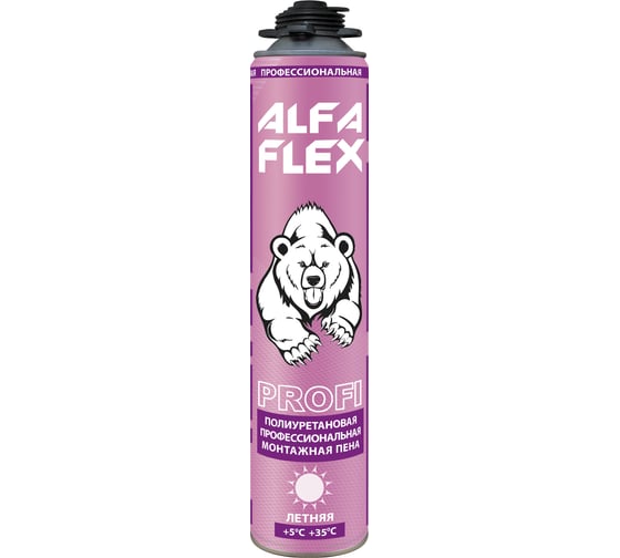 Изображение товара Пена ALFAFLEX Profi 65 пистолетная, летняя, до 65 л 755418