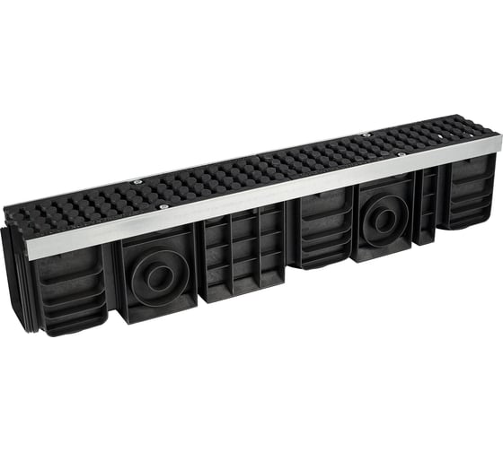 Изображение товара Лоток водоотводный пластиковый AQUADRENAG ЛВП PROTECT DN100 H205 D400 комплект 10152199