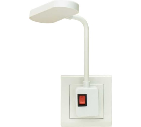 Изображение товара Бра в розетку BayerLux Берд LED 7Вт белый 1,5x12x21 см 9225716