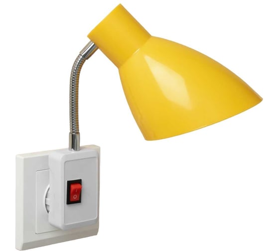 Изображение товара Бра в розетку BayerLux Классика 1x10Вт Е27 желтый 10x14,5x25 см 6940363