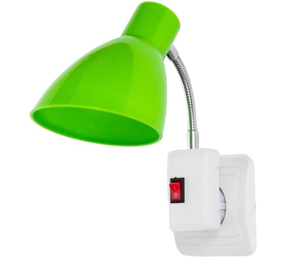 Изображение товара Бра в розетку BayerLux Классика 1x10Вт Е27 зеленый 10x14,5x25 см 6940364