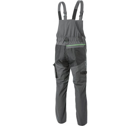 Изображение товара Полукомбинезон рабочий HOEGERT TECHNIK LEMBERG темно-серый M (50) HT5K801-1-M