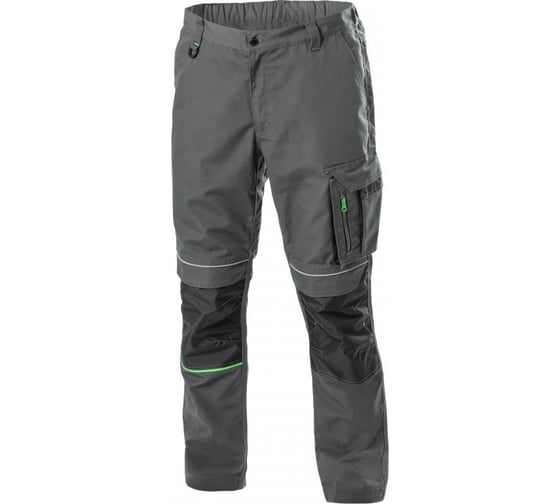 Изображение товара Брюки рабочие HOEGERT TECHNIK LEMBERG темно-серые XL (54) HT5K802-1-XL