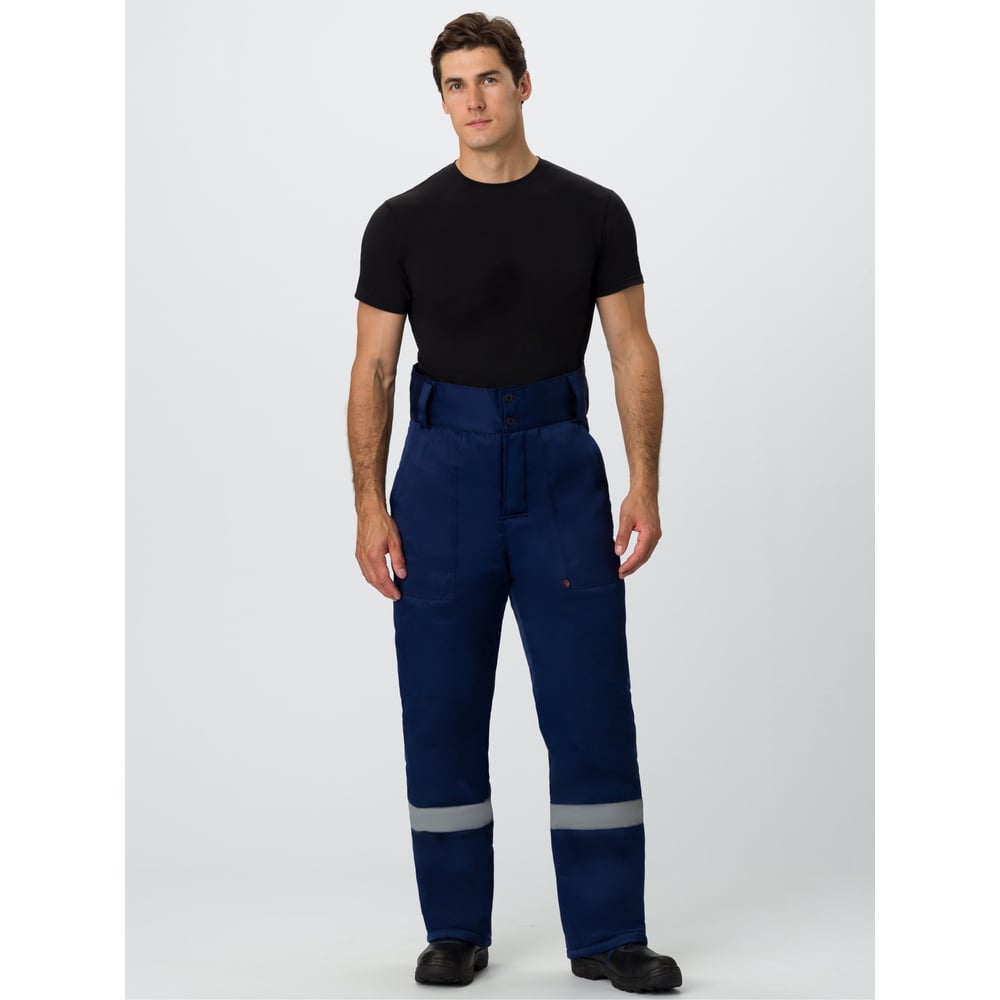 Изображение товара Зимние брюки ФАКЕЛ Экспертный-Люкс для мужчин, утепленные, водоотталкивающие, размер 64-66, темно-с