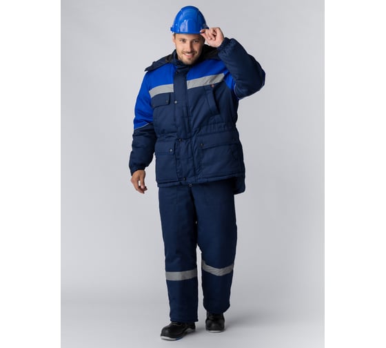 Изображение товара Костюм зимний ФАКЕЛ Сибер СОП (тк.Балтекс,210) п/к, темно-синий/васильковый 87468920.014
