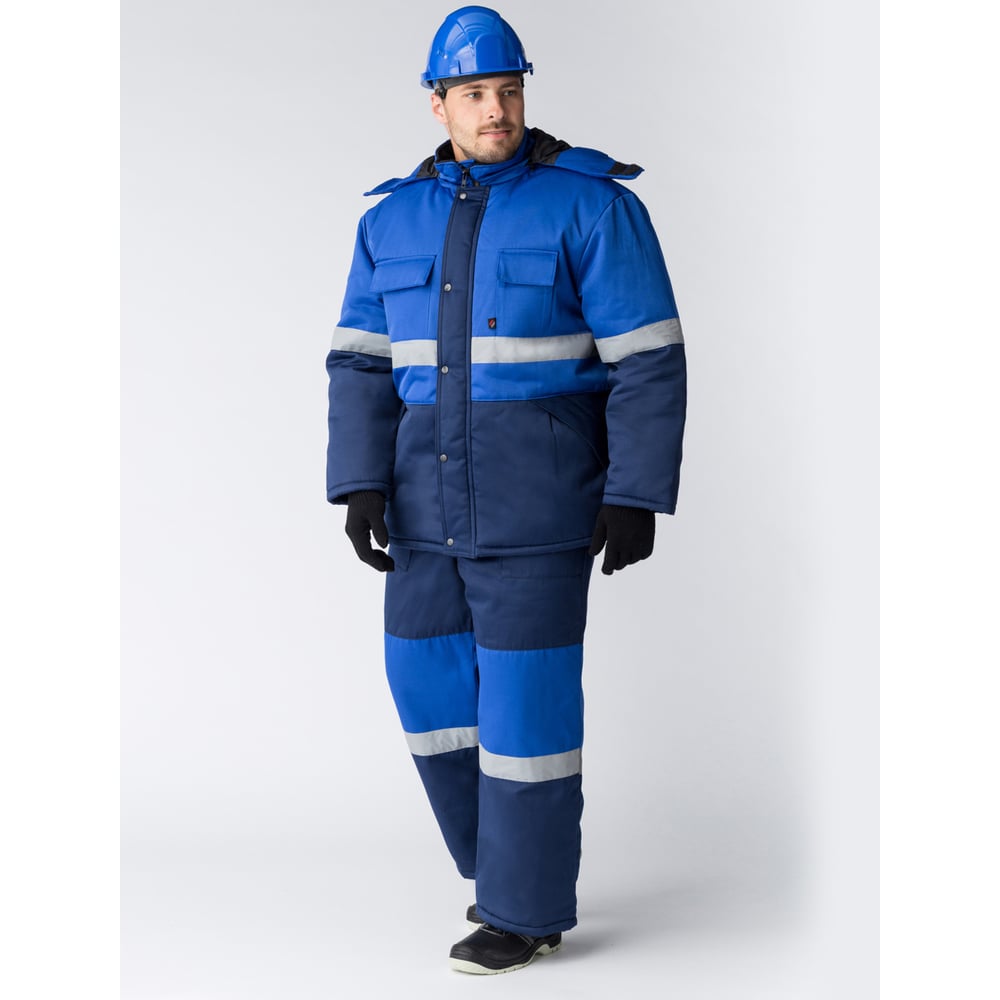 Изображение товара Зимний мужской костюм ФАКЕЛ Профи-Норд IMP темно-синий васильковый