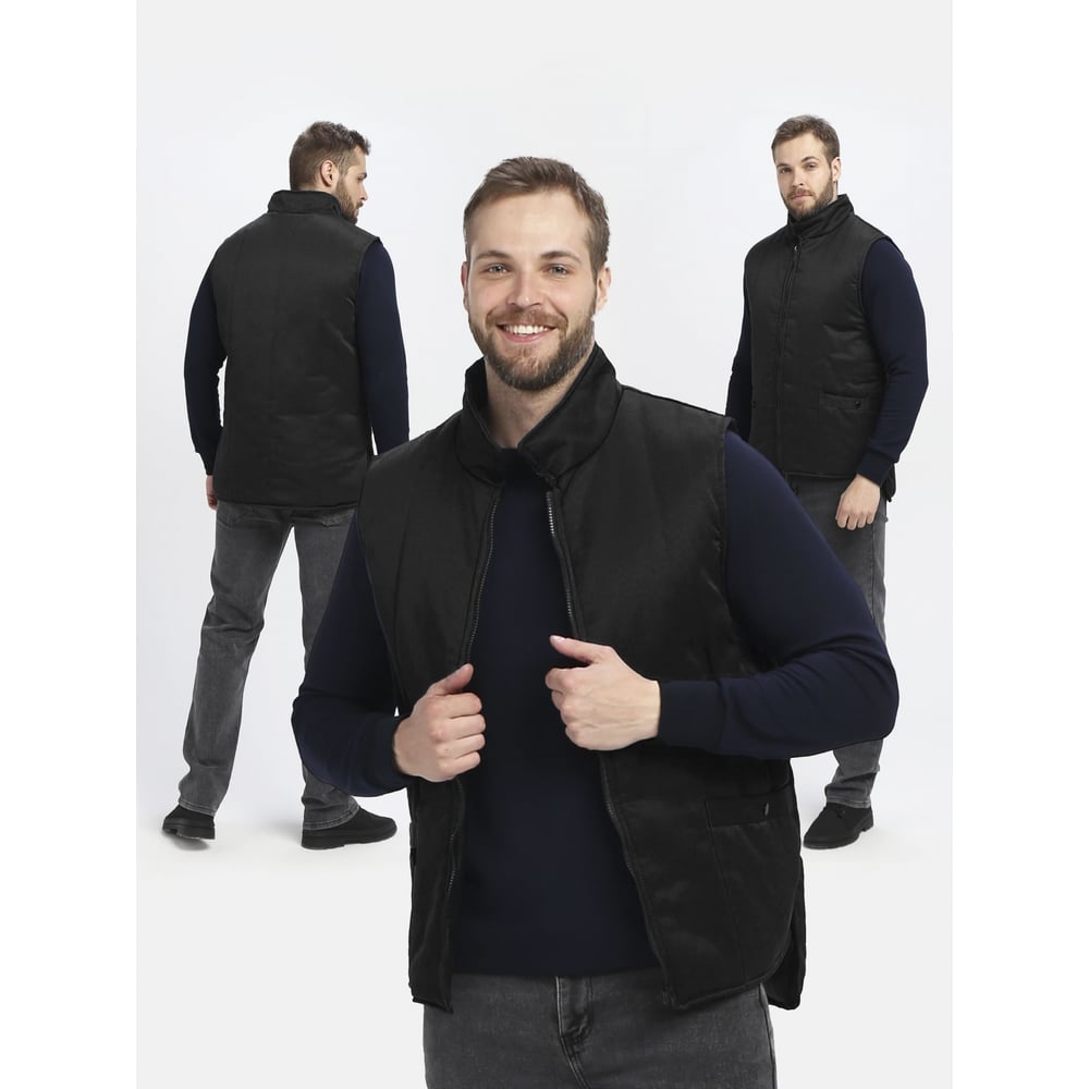 Изображение товара Жилет утепленный ФАКЕЛ Универсальный (тк.Смесовая,210), черный 87486744.007