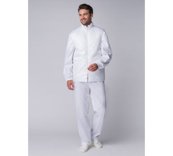 Изображение товара Утепленный жилет Факел Хаспфуд (ткань Дюспо, 80), белый 87468236.003