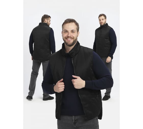 Изображение товара Жилет утепленный ФАКЕЛ Универсальный (тк.Смесовая,210), черный 87486744.005