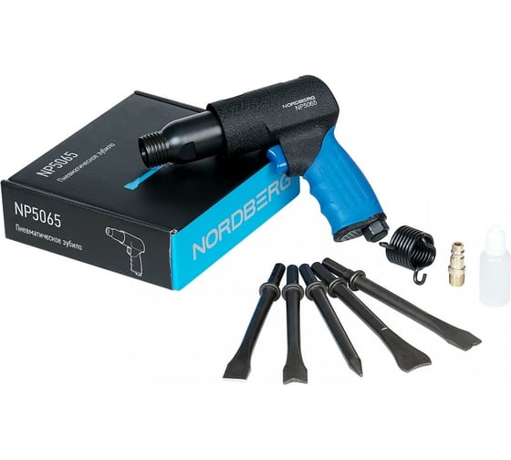 Изображение товара Пневмозубило NORDBERG с комплектом насадок NP5065