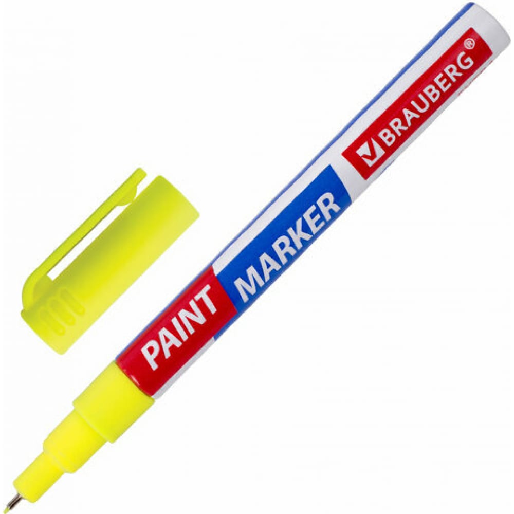 Лаковый маркер-краска BRAUBERG маркер для флипчарта brauberg