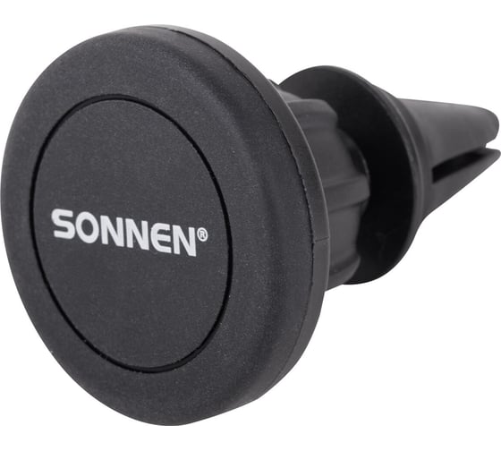 Изображение товара Магнитный держатель для телефона в авто SONNEN на решетку вентиляции, вращение 360 гр 354923