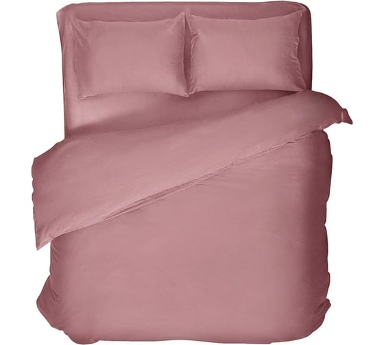 Изображение товара Комплект постельного белья Verossa сатин-меланж, 2.0-спальный, Marsala, 125 гр/м2, с наволочками 50/70 781834