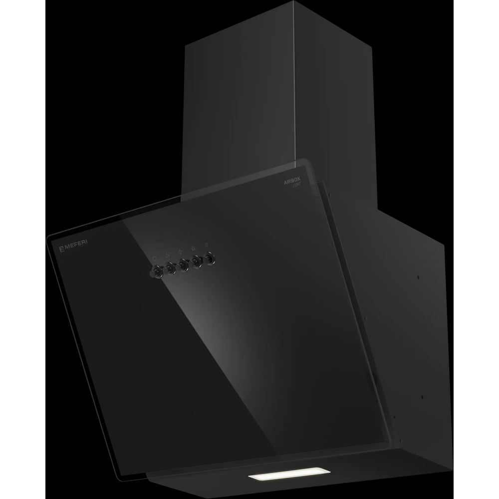Изображение товара Вытяжка наклонная пристенная MEFERI AIRBOX45BK LIGHT МФ-00000558 Изображение товара Вытяжка наклонная пристенная MEFERI AIRBOX45BK LIGHT МФ-00000558