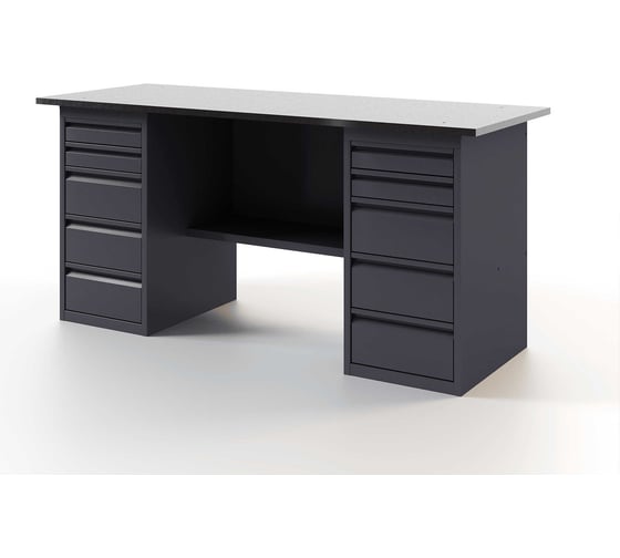 Изображение товара Верстак-стол с двумя тумбами с ящиками GREENBERG 1800мм VERSTAK_Y2_1800