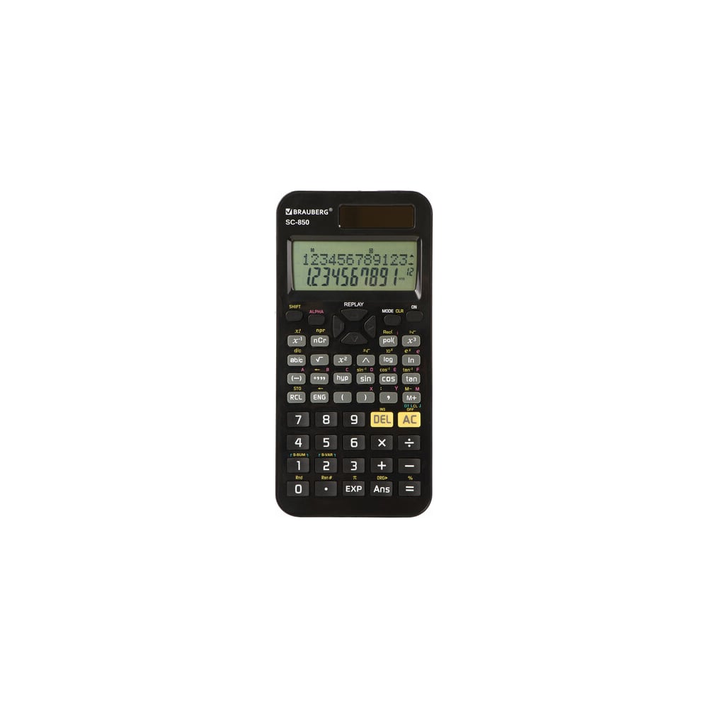калькулятор инженерный 10 разрядный caovi cv 82ms двухстрочный Двухстрочный инженерный калькулятор BRAUBERG