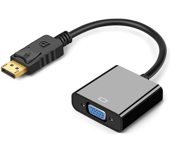 Изображение товара Адаптер PALMEXX ADP006 DP(m)-VGA(f), 0.15м, чёрный PX/DP-VGA