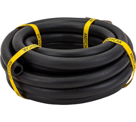 Изображение товара Шланг резиновый 3-х слойный маслобензостойкий ГОСТ 10362-2017 (18х27 мм; 20 атм.; бухта 10 м) Andycar H50-10