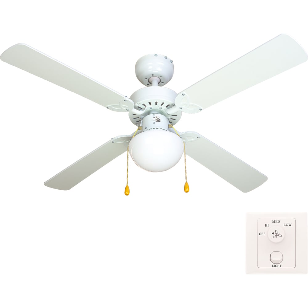 Изображение товара Люстра вентилятор DREAMFAN Vegas White REG 105 90105DFN