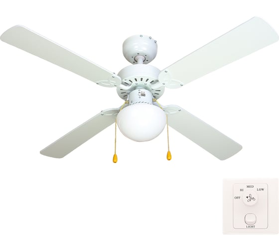 Изображение товара Люстра вентилятор DREAMFAN Vegas White REG 105 90105DFN