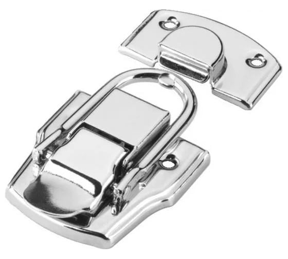 Изображение товара Защелка чемоданная с замком MFK-TORG хром комплект Z/Ч/410