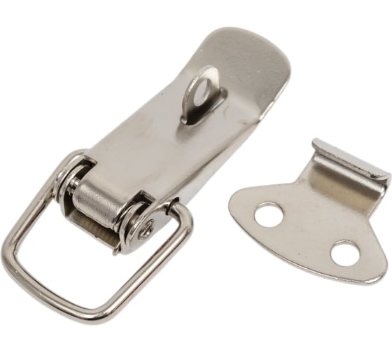 Изображение товара Защелка чемоданная с пружиной MFK-TORG под замок 106 57 мм, никель комплект Z/Ч/106