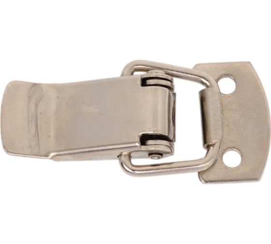 Изображение товара Защелка чемоданная с пружиной MFK-TORG плоской 007 38 4 мм, никель комплект Z/Ч/007