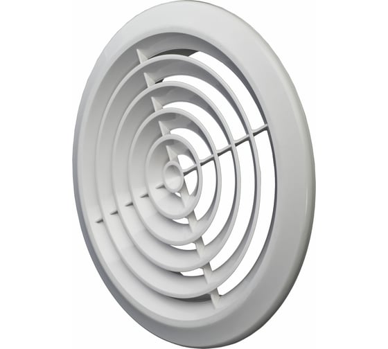 Изображение товара Решетка  пластмассовая круглая без фланца (170х170х10 мм) Эвент ПКС 170