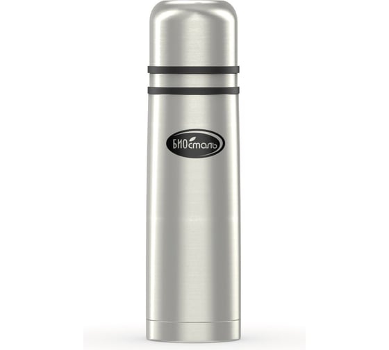 Изображение товара Термос Biostal 0.75 литра, 2 чашки, стальной NB-750K2