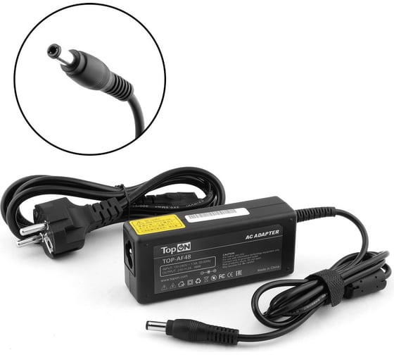 Изображение товара Блок питания TopON для ноутбука 24V 2A (5.5x2.5) 48W TOP-AF48