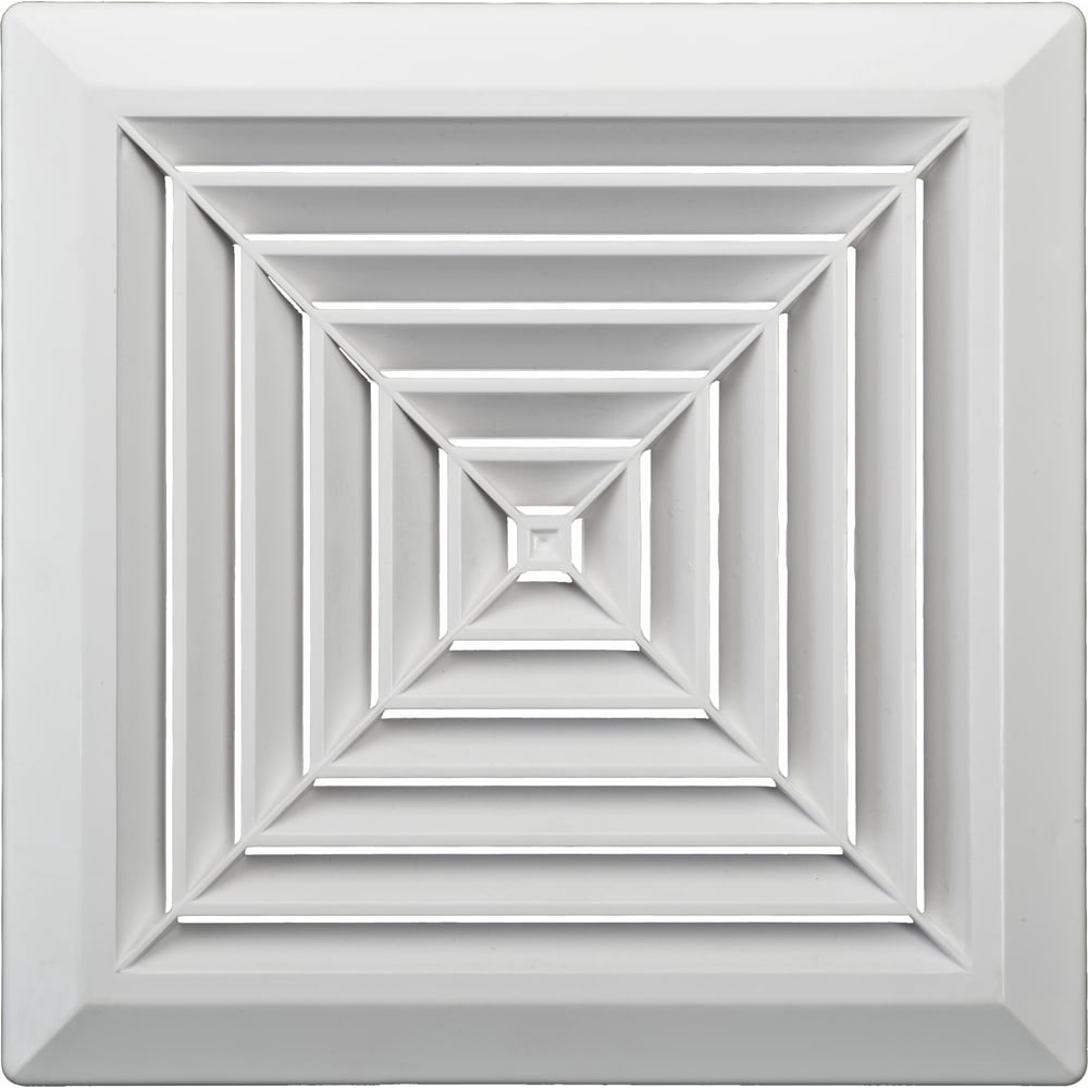 Изображение товара Решетка вентиляционная Эвент ПК 160/100 габариты 160х160 мм белая