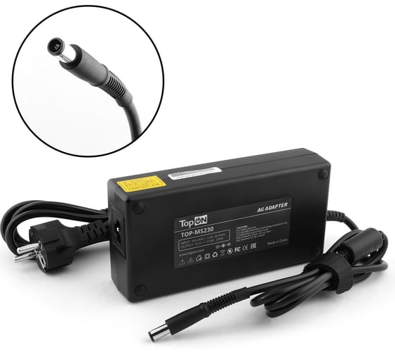 Изображение товара Блок питания TopON для ноутбука MSI 19.5V 11.8A (7.4x5.0) 230W TOP-MS230