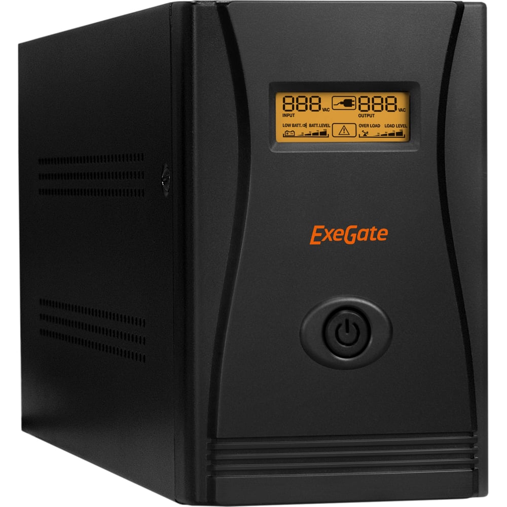 Источник бесперебойного питания ExeGate SpecialPro Smart LLB-1000.LCD.AVR.C13.RJ.USB <1000VA/650W, LCD, AVR, 6хC13, RJ45/11,USB> 285484