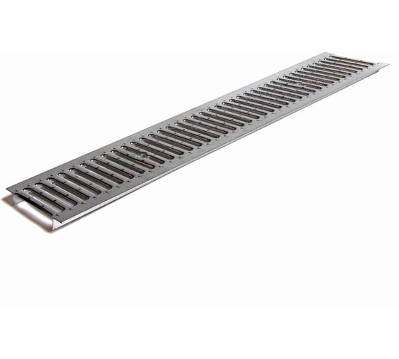 Изображение товара Решетка штампованная оцинкованная AQUADRENAG РШО Standart DN150 A15 (1000x197) 1519722Zn