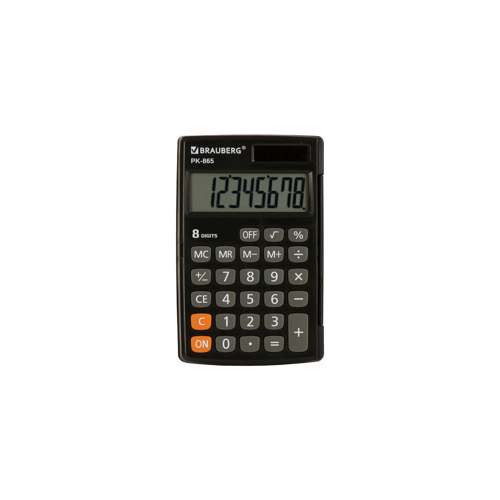 Карманный калькулятор BRAUBERG