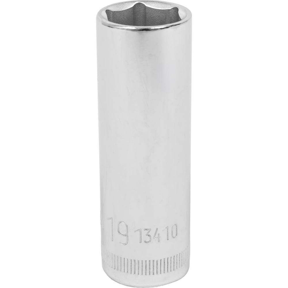 Изображение товара Глубокая торцевая головка на 19 мм 1/2 дюйма SATA 13410 Изображение товара Глубокая торцевая головка на 19 мм 1/2 дюйма SATA 13410