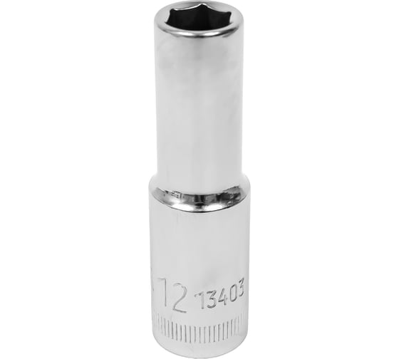 Изображение товара Головка торцевая глубокая на 12 мм, 1/2DR" SATA 13403