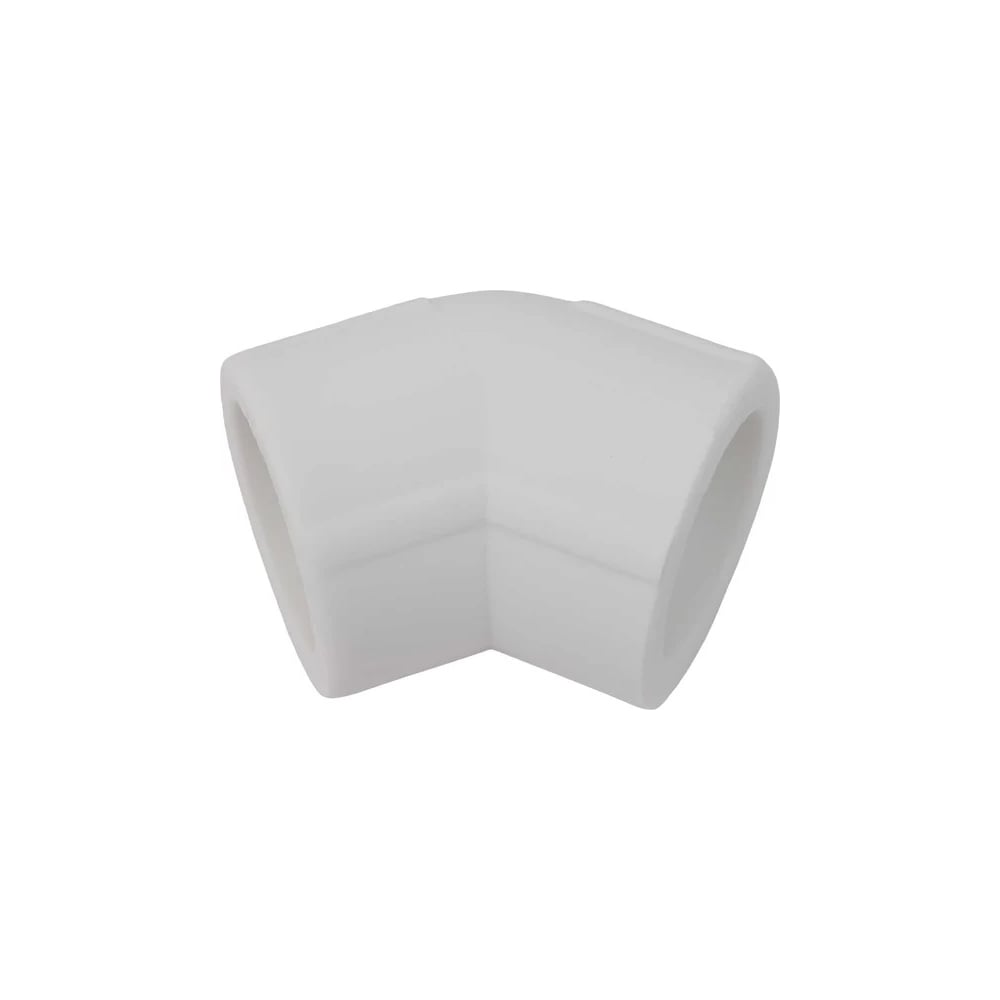 Изображение товара Угольник переходной Millennium 45° 25 мм ППР полипропиленовый для труб, белый 3M12-elb-250045