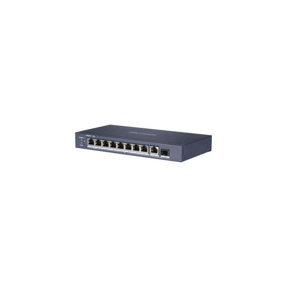 Изображение товара Коммутатор Hikvision Ethernet PoE DS-3E0510HP-E 10 портов безопасное подключение