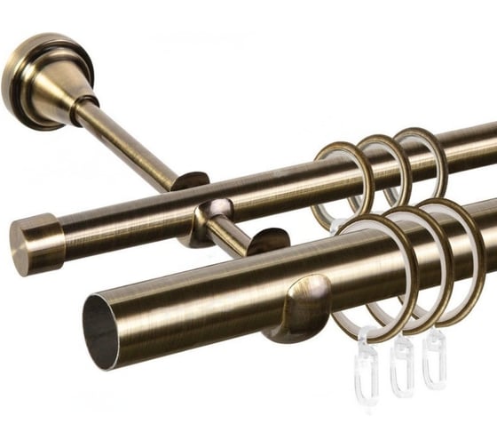 Изображение товара Карниз металлический ООО АС Март Grace D25Г/16Г Антик 1,8 м 4812634014461