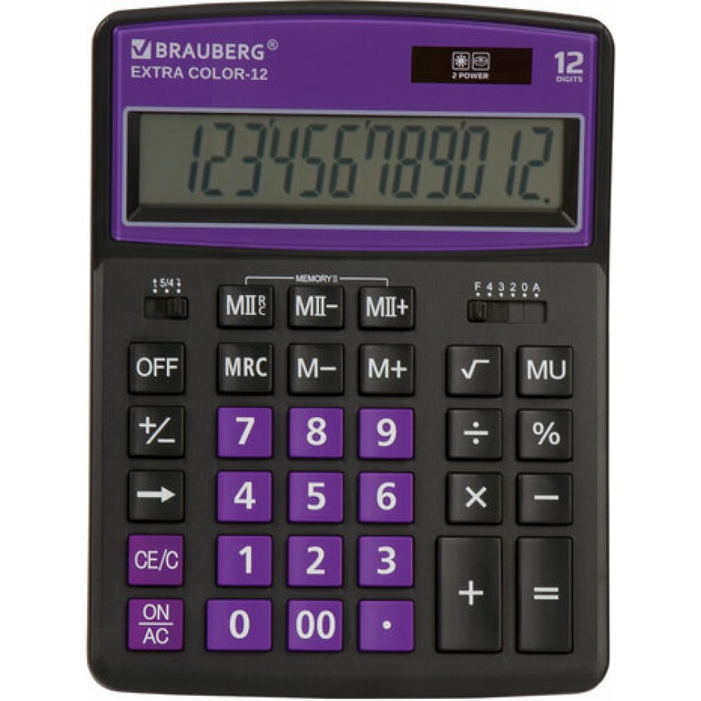Настольный калькулятор BRAUBERG - 250480